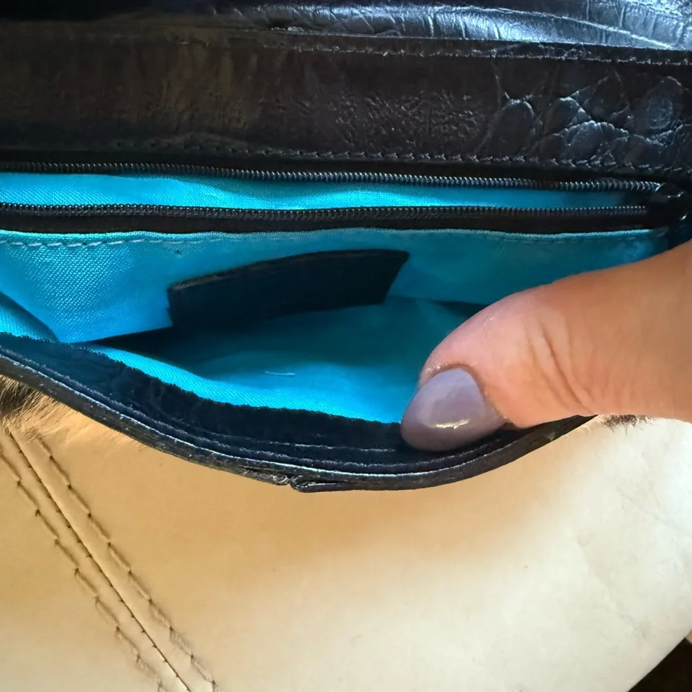 Versace Jeans Couture Faux Tiger Fur Shoulder Bag - Picture 8 of 16